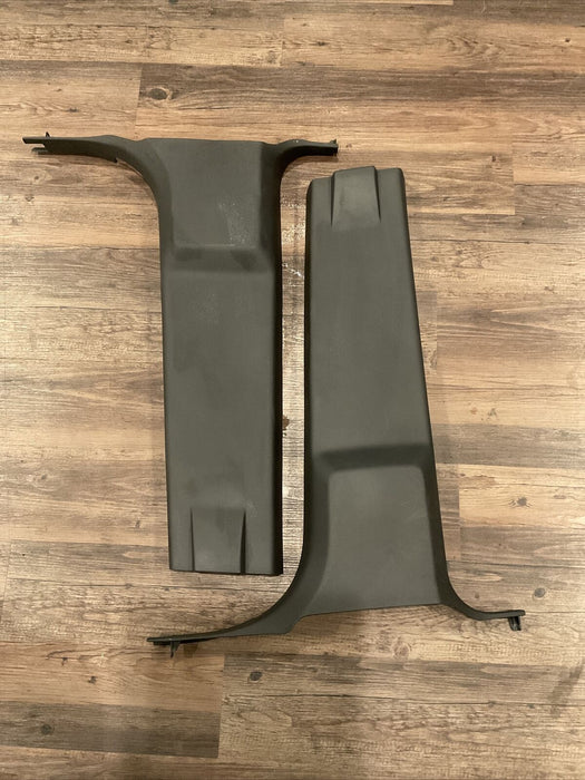 2012 DODGE RAM 2500 3500 MEGA CAB LEFT & RIGHT LOWER B PILLAR PAIR~MINOR WEARS~