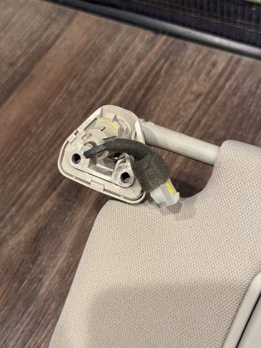 2017 NISSAN TITAN XD RESERVE FRONT LEFT RIGHT SUN VISORS OEM