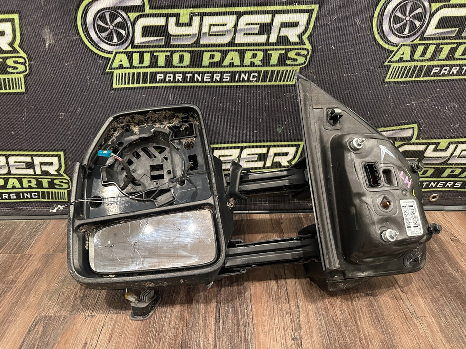 2017-19 FORD F250 F350 F450 LEFT TOW MIRROR W CAMERA OEM *DAMAGED*