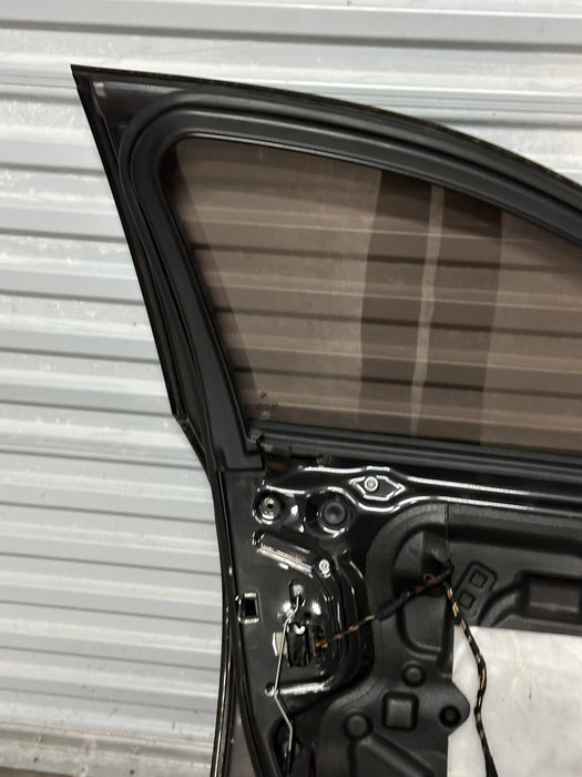 2011 BMW 550i F10 5 SERIES FRONT LEFT DOOR GRAPHITE METALLIC (A90)~MINOR DENT~