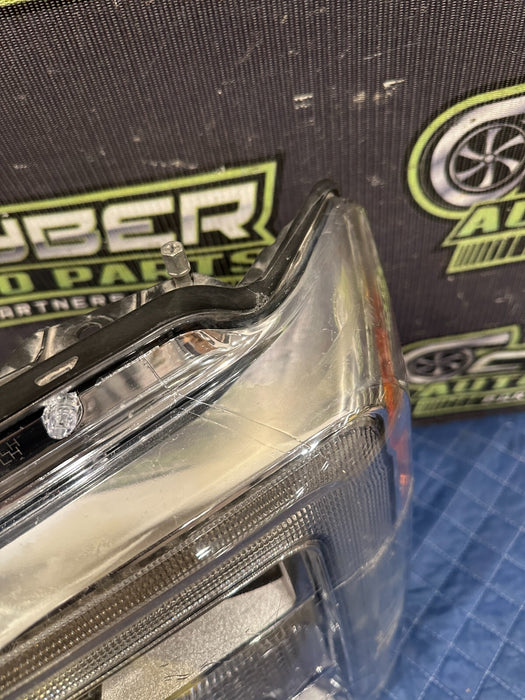 2017-2019 FORD F250 F350 F450 DRIVER LEFT LED HEADLIGHT OEM BROKEN TABS/SCUFFS