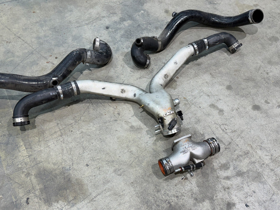 Porsche 991 Turbo IPD Plenum & Y-Pipe & do88 Turbo Inlet Hoses