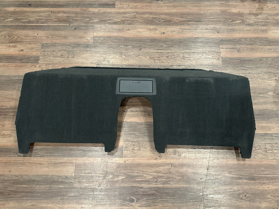 2014 AUDI R8 REAR PACKAGE TRAY BACK WALL CARPET COVER TRIM PANEL 420 863 411 L