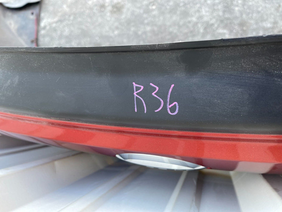 2009-2020 NISSAN 370Z REAR BUMPER COVER COMPLETE MAGMA RED OEM