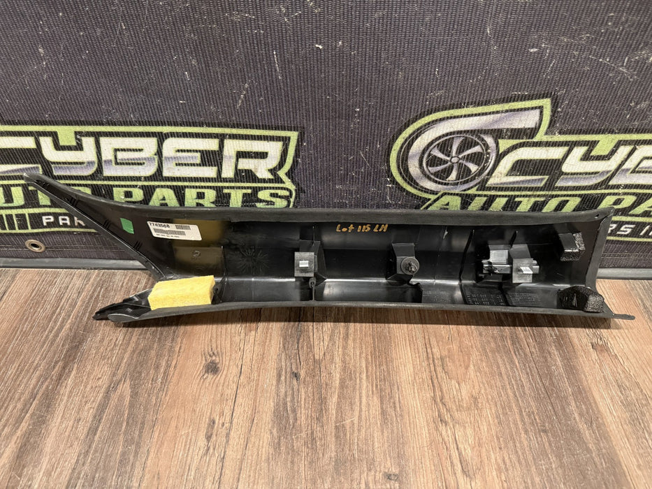 2014 PORSCHE 911 TURBO S 991 LEFT ALCANTARA A PILLAR TRIM OEM 991.555.182 *WEAR