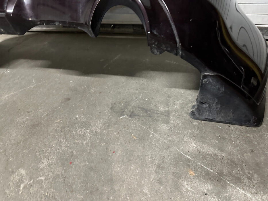 2010 NISSAN 370Z REAR BUMPER COVER BLACK CHERRY *NAG OEM ~MINOR WEAR/SCRATCHES~