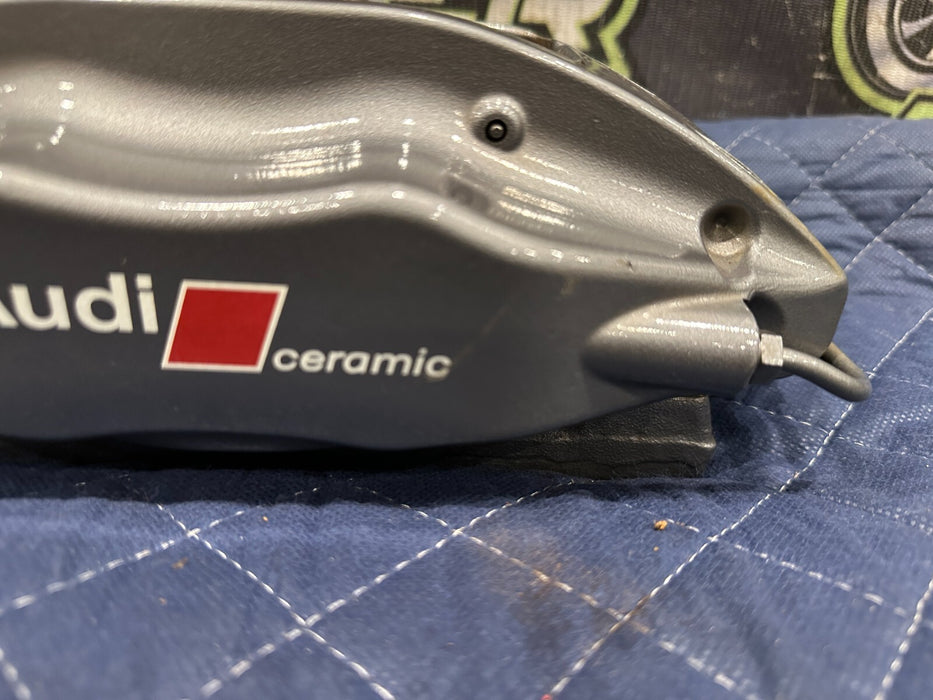 2014 AUDI R8 BREMBO REAR RIGHT CARBON CERAMIC BRAKE CALIPER OEM *READ*