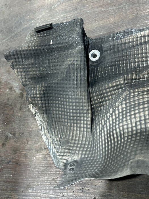 2014 PORSCHE 911 TURBO S 991 REAR LEFT BUMPER HEAT SHIELD OEM 99150547901