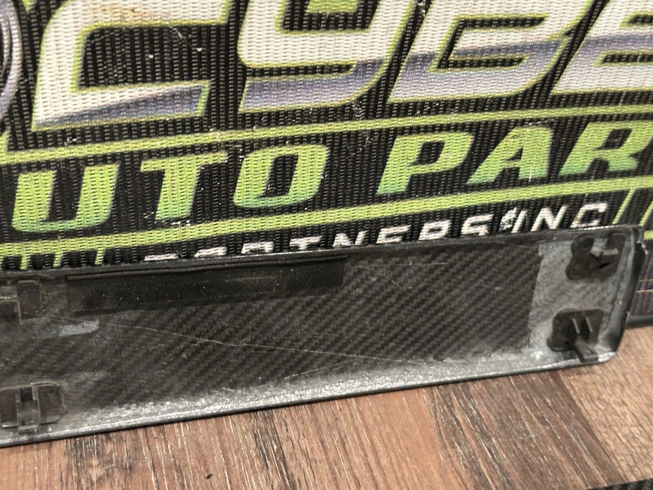 2021 AUDI R8 INTERIOR CARBON FIBER LEFT RIGHT KICK SCUFF PLATES OEM *READ*