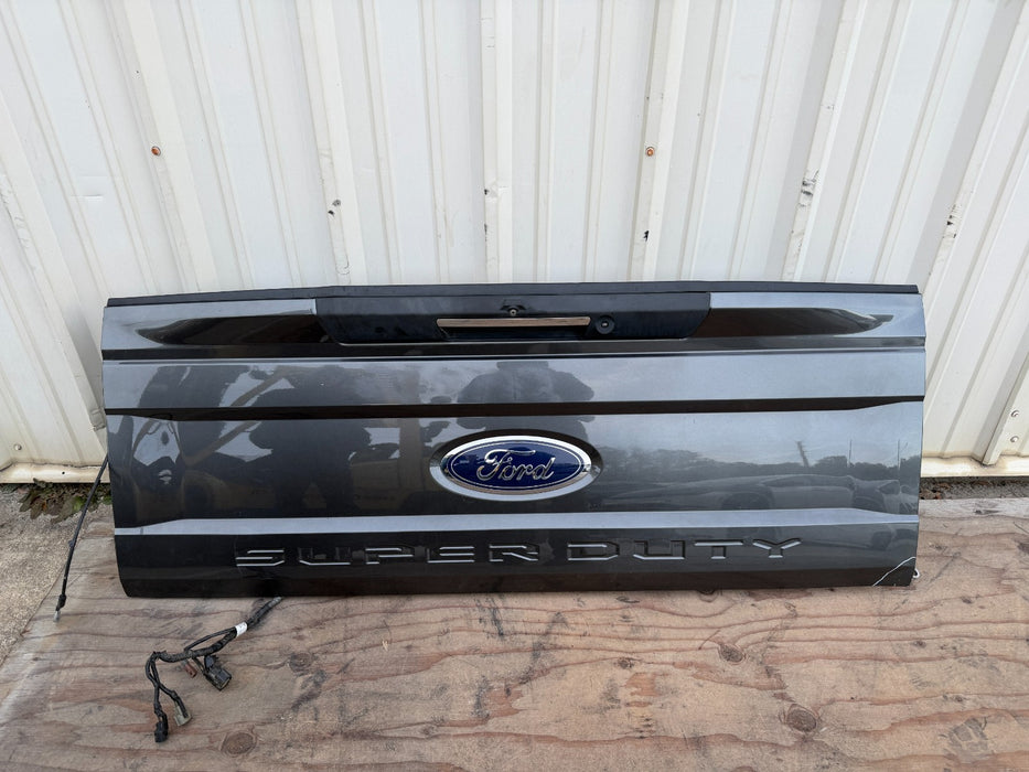 2017-2019 FORD F250 F350 F450 TAILGATE MAGNETIC METALLIC (J7) OEM *DENT #12*