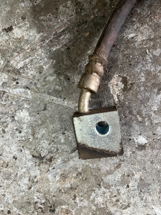 2016 2019 NISSAN TITAN XD FRONT DRIVER'S BRAKE CALIPER W/ BRAKE HOSE OEM