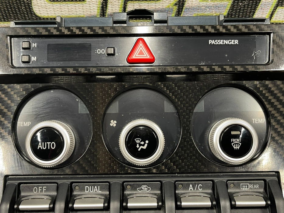 2017 SUBARU BRZ CARBON FIBER CLIMATE CONTROL HVAC OEM 2018 2019