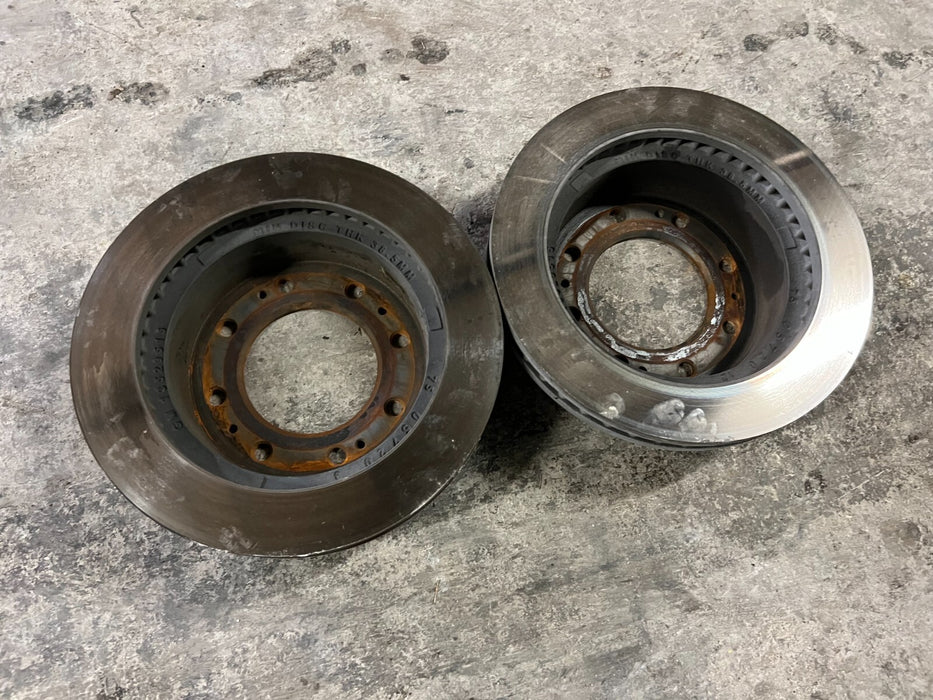2020 2021 2022 GMC SIERRA 2500 3500 DIESEL FRONT DISC BRAKE ROTORS OEM 13529518