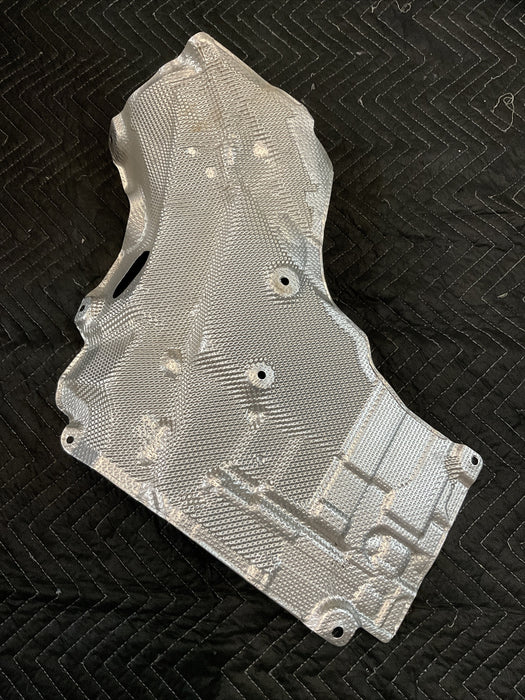 2017 MERCEDES C63 AMG OEM LEFT DRIVER HEAT SHIELD 205 682 11 71 A2056821171