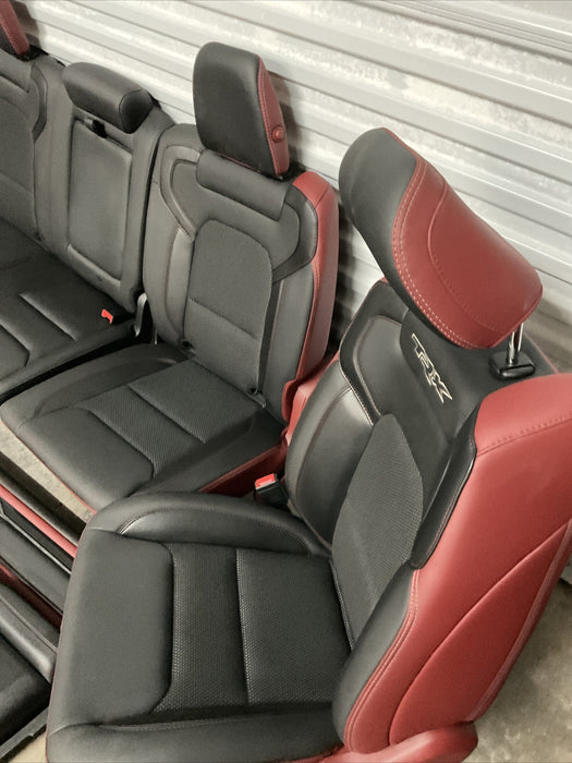 2022 RAM 1500 TRX 6.2L INTERIOR FRONT DOOR PANELS DRIVER PASSENGER OEM RED