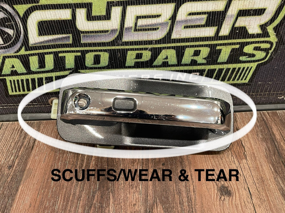 2017-2019 FORD F250 F350 F450 FRONT LEFT DOOR HANDLE OEM *READ* MAGNETIC GRAY J7