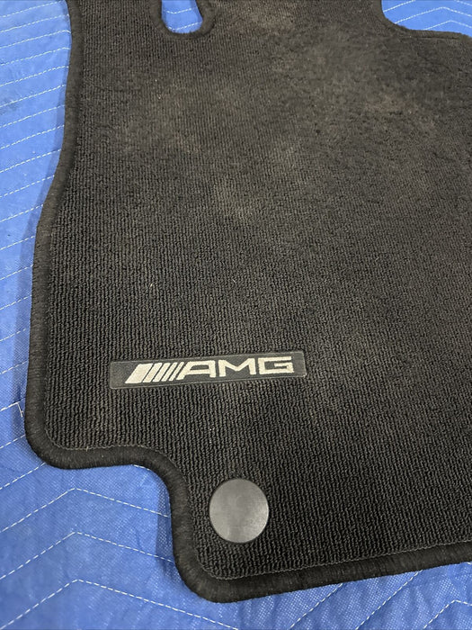 2017 MERCEDES AMG E63 FRONT LEFT DRIVER BLACK FLOOR CARPET MAT OEM~WEARS~