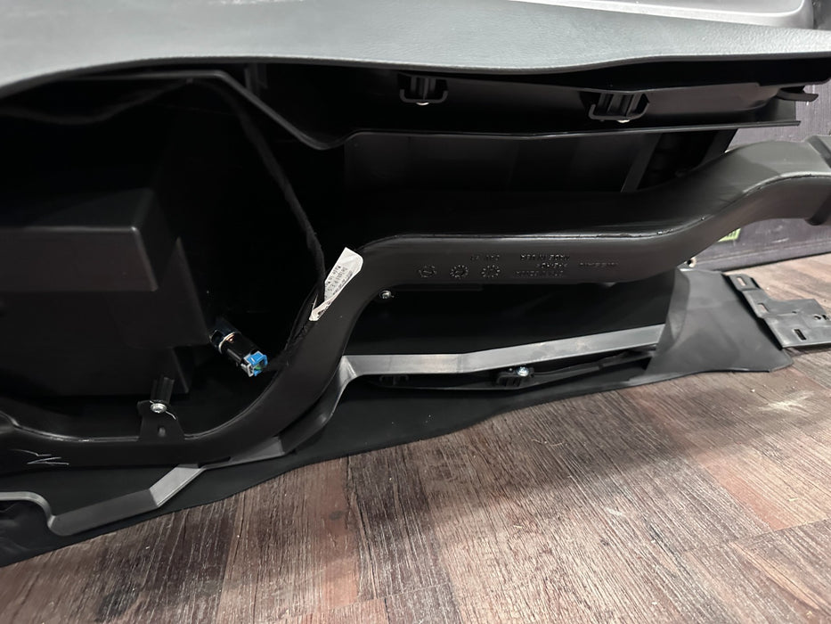 2017 NISSAN TITAN XD RESERVE BLACK LEATHER CENTER CONSOLE ASSEMBLY OEM *FLAW 14*