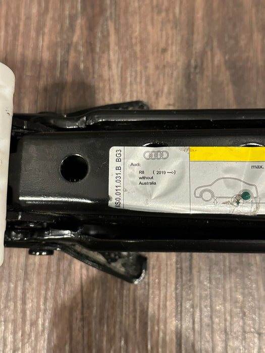 2021 AUDI R8 SPART TIRE JACK W CARRIER OEM 4S0 011 031 / 4S0 011 031 B