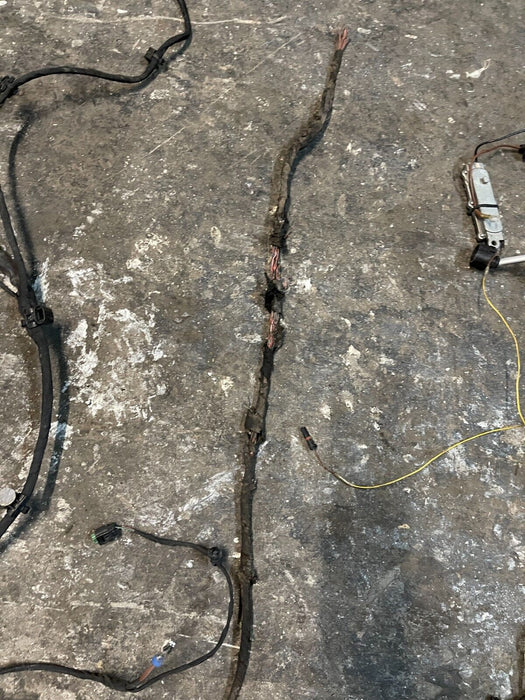 2021 AUDI R8 COUPE REAR LEFT DRIVER LH ENGINE BAY HARNESS ~CUT!!!~