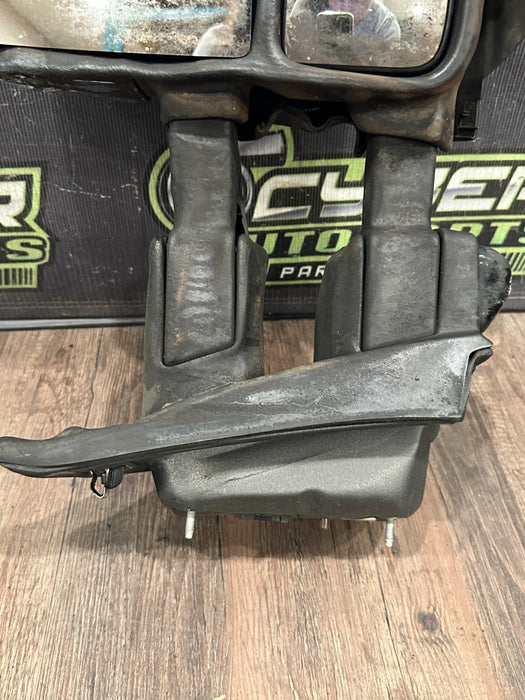 2017-2022 FORD F250 F350 F450 XLT PASSENGER RIGHT TOW MIRROR OEM ~FIRE DAMAGE~