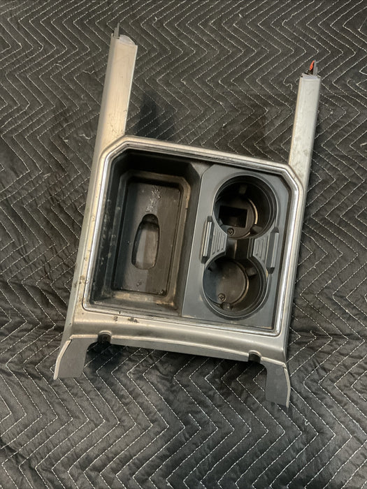 2017-2019 FORD F250 F350 PLAT￼INUM CENTER CONSOLE TRIM OEM~COSMETIC DAMAGE~