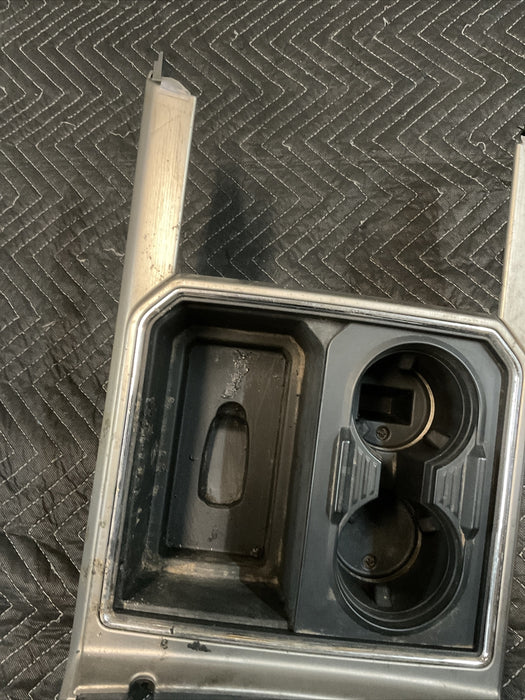2017-2019 FORD F250 F350 PLAT￼INUM CENTER CONSOLE TRIM OEM~COSMETIC DAMAGE~