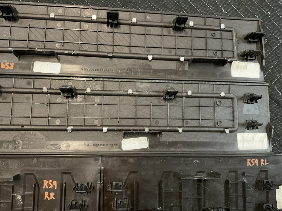 2017-2019 FORD F250 F350 F450 KING RANCH KICK SCUFF PLATE SET OEM