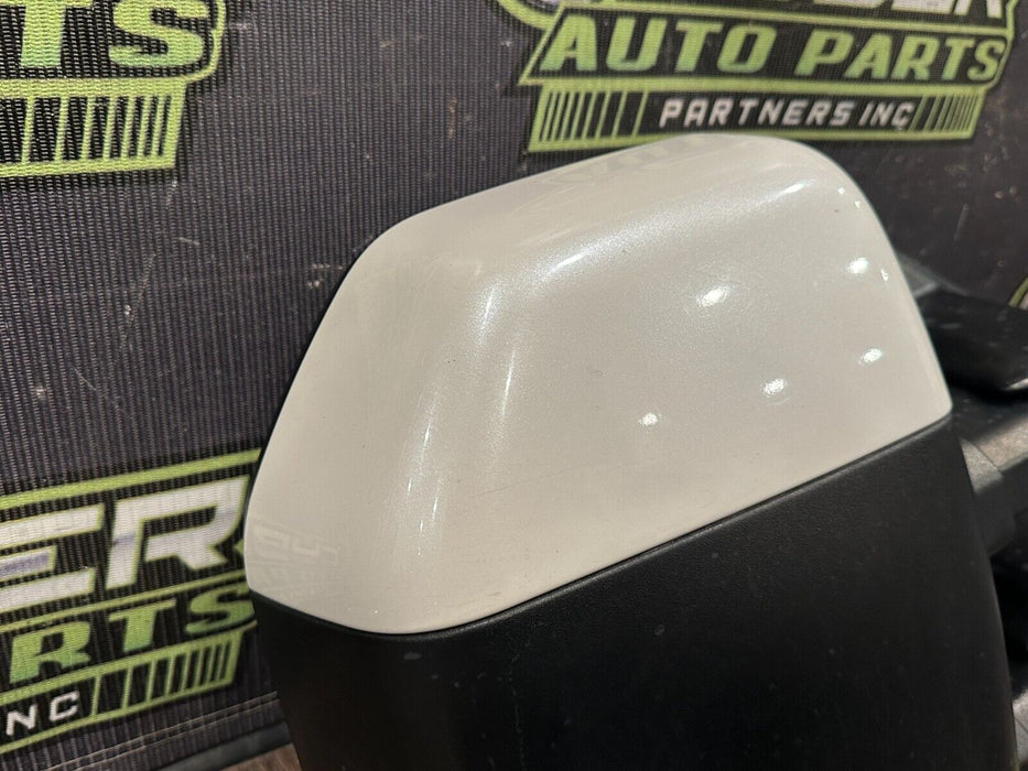 2017-19 FORD F250 F350 F450 RIGHT TOW MIRROR MET WHITE CAP W CAMERA OEM *STREAKS