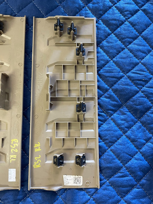 2017 2018 2019 FORD F250 F350 F450 LARIAT TAN REAR SCUFF KICK PLATE SET OEM