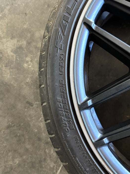 2015 MERCEDES-BENZ C63S AMG AFTERMARKET WHEELS RIMS TIRES SET 19X8.5 19x9.5 READ