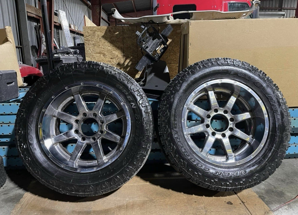 2017 2018 2019 FORD F350 F450 AFTERMARKET FUEL WHEELS RIMS ~TIRES ARE BAD~
