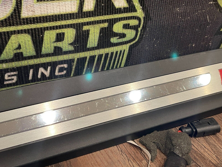 2017 AUDI R8 V10 LEFT RIGHT ILLUMINATED KICK SILL PLATES PAIR OEM 4S0 853 372