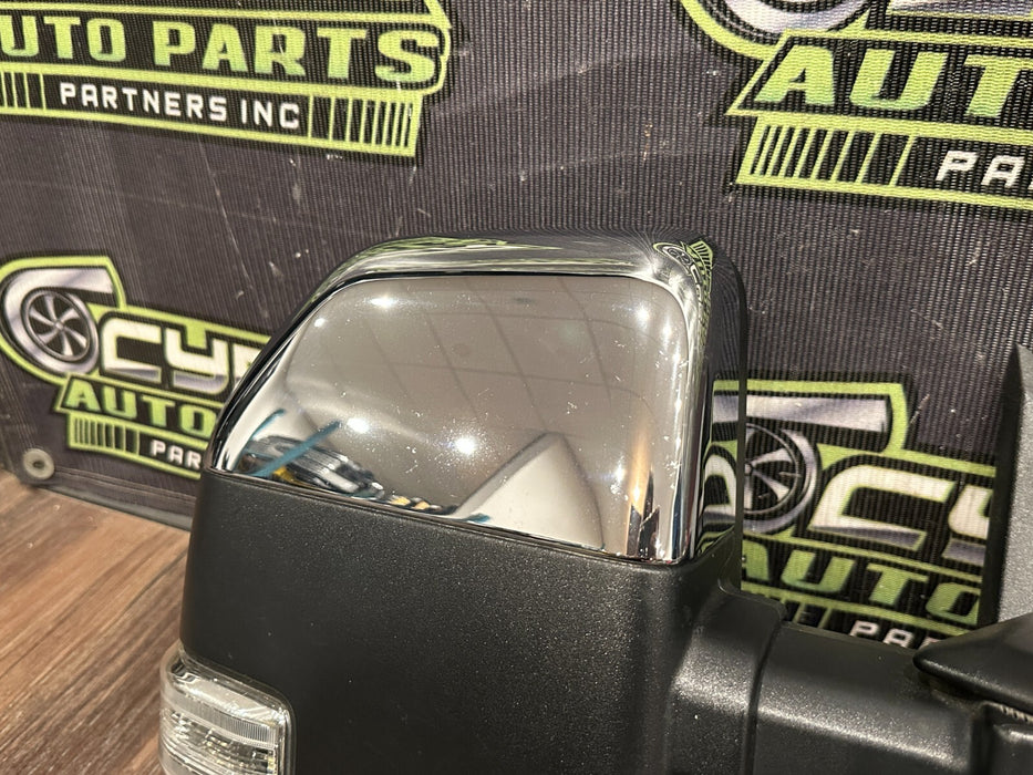 2023-2024 FORD F350 PASSENGER RIGHT CHROME CAP TOW MIRROR W CAMERA OEM