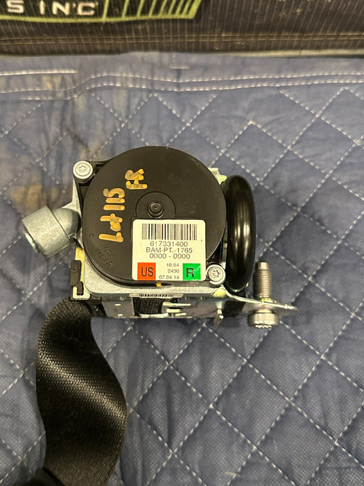 2014 PORSCHE 911 TURBO S FRONT PASSENGER RIGHT SEATBELT OEM