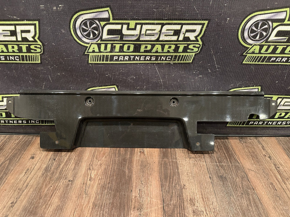 2014 AUDI R8 CARBON FIBER ENGINE BAY SET OEM (4 PC) INTAKE COVERS & SIDE PANELS