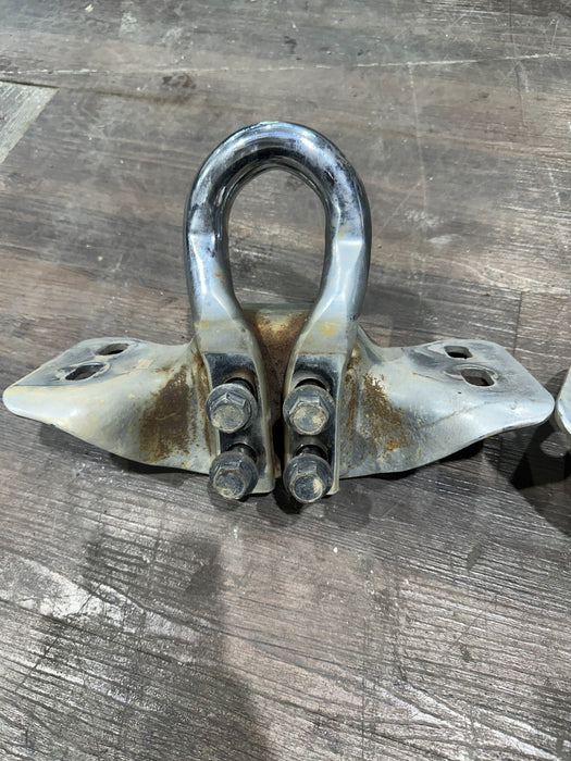 2017-2019 FORD F250 F350 F450 LEFT RIGHT TOW HOOK PAIR OEM