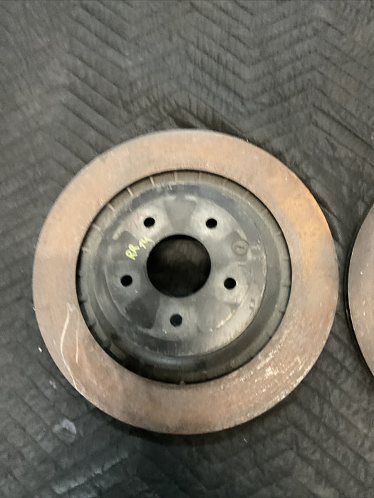 2010 NISSAN 370Z REAR AKEBONO ROTOR OEM 2009-2020