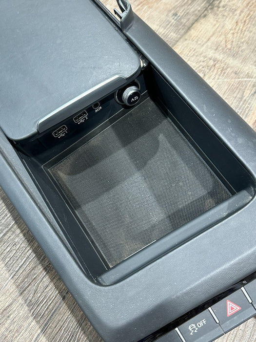 2017 AUDI R8 CENTER CONSOLE STORAGE COMPARTMENT OEM