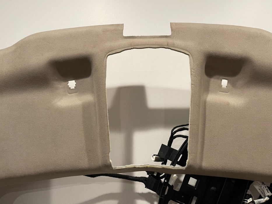 2017-2019 FORD F250 LIMITED ALCANTERA SUEDE TWIN PANEL MOON ROOF HEADLINER CAMEL