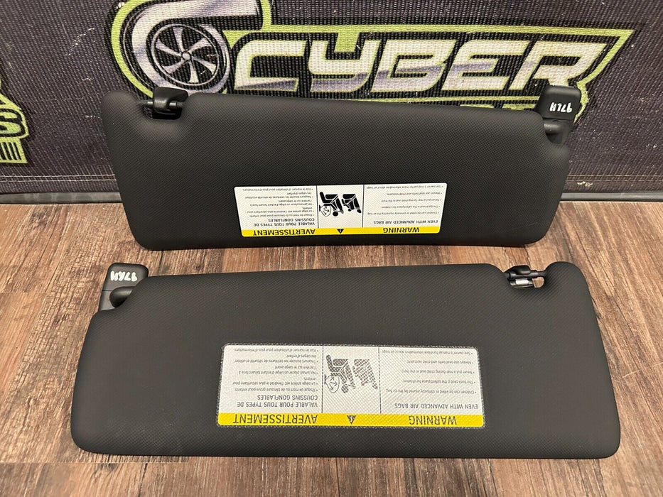 2020 BMW M4 F82 LEFT RIGHT SUN VISOR / SUN BLOCKERS PAIR OEM