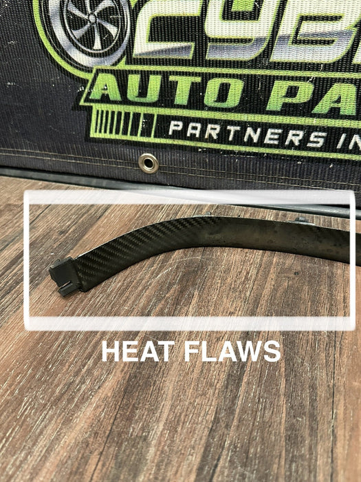 2021 AUDI R8 DASHBOARD LEFT CARBON FIBER TRIM OEM 4S1857237 D *HEAT FLAWS 2-3*