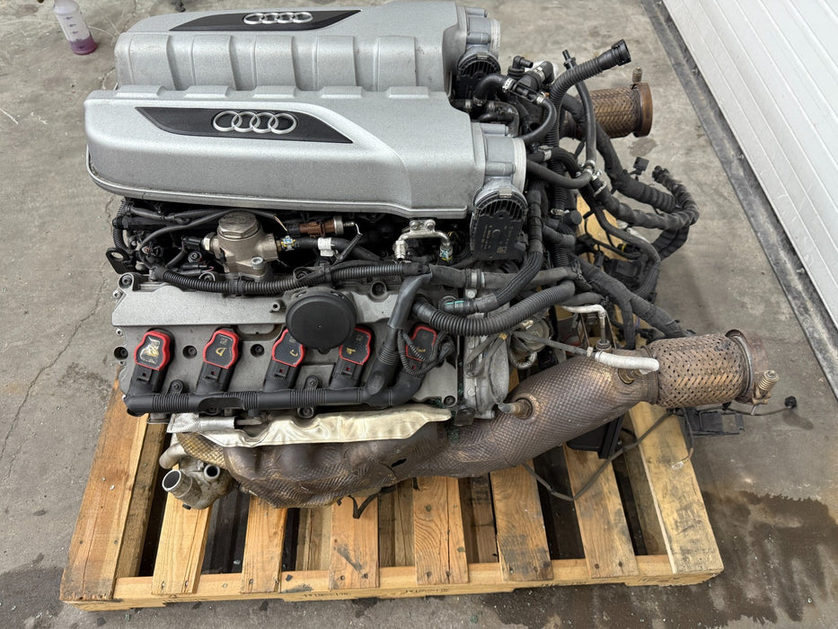 2021 AUDI R8 AWD 5.2L V10 ENGINE MOTOR DROPOUT ASSEMBLY 14,100 MILES