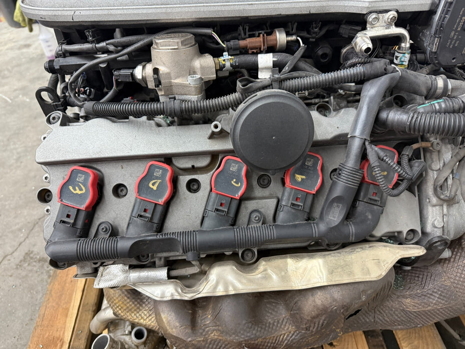 2021 AUDI R8 AWD 5.2L V10 ENGINE MOTOR DROPOUT ASSEMBLY 14,100 MILES