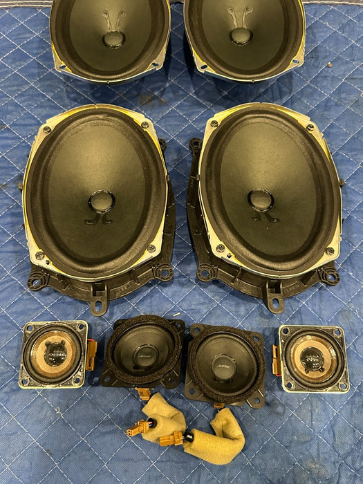 2013 NISSAN 370Z LEFT RIGHT DOOR DASHBOARD BOSE SPEAKER SET OEM