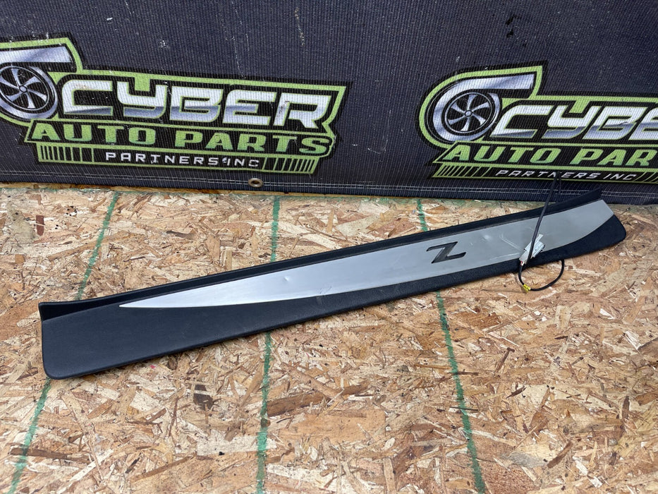 2018 NISSAN 370Z NISMO ILLUMINATED Z KICK PLATES DOOR SILL TRIM OEM 2009-2020