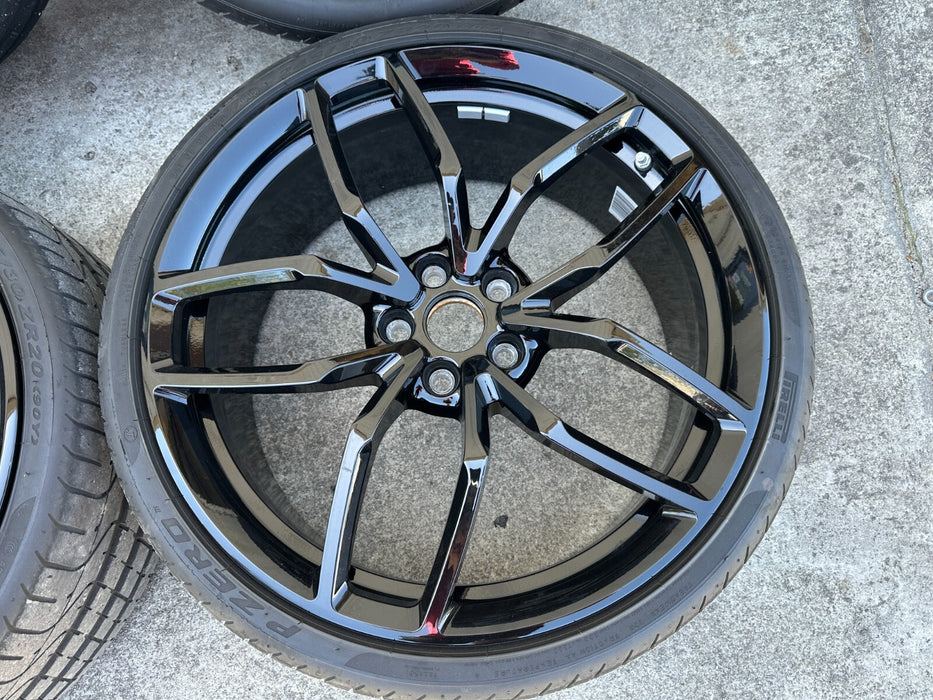 2015 LAMBORGHINI HURACAN OEM GENUINE FACTORY WHEELS RIMS TIRES 20X11 20X8.5