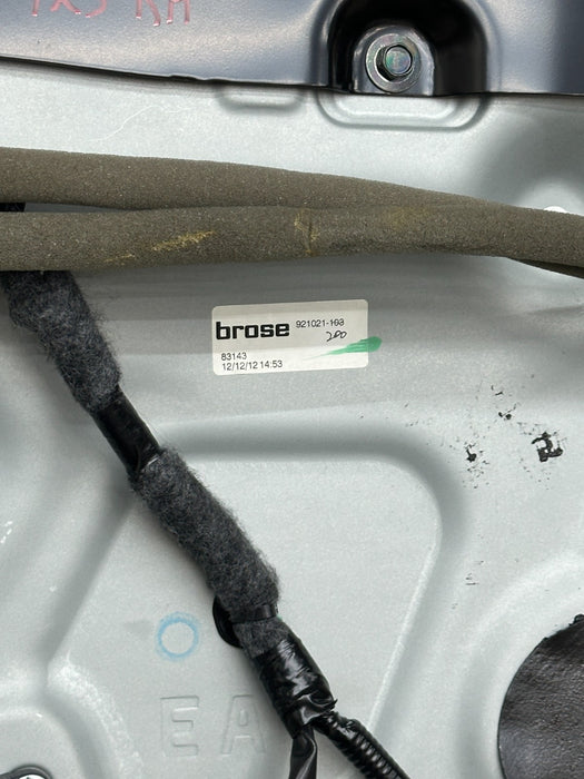 2013 NISSAN 370Z RIGHT DOOR SHELL MIDNIGHT BLUE OEM *WEAR #4* LOCAL PICKUP ONLY