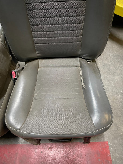 2007 DODGE RAM 3500 SINGLE CAB FRONT SEATS W/ JUMP SEAT OEM 114K MILES