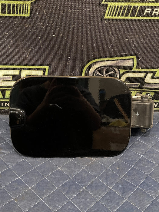 2017-2022 FORD F250 F350 DIESEL 6.7L BLACK FUEL GAS DOOR LID CAP OEM MINOR SCUFF